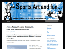 Tablet Screenshot of blog.artandsports.net